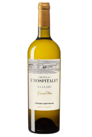 Gérard Bertrand Chateau L'Hospitalet Blanc. AOC. La Clape.