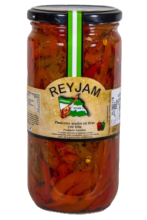 Pimientos asados al carbón de encina